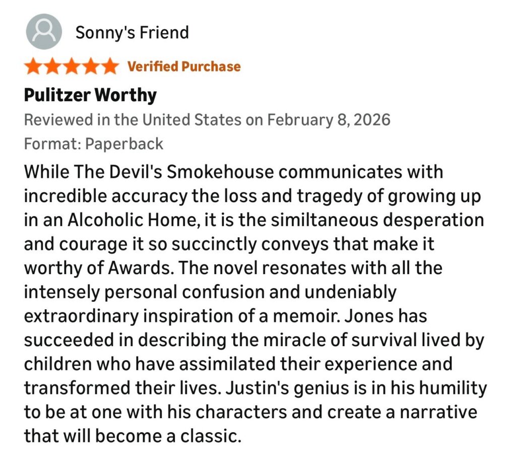 Book review from Sonny's Friend, dated February 8, 2026.